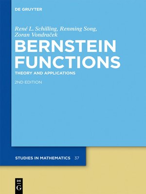 cover image of Bernstein Functions